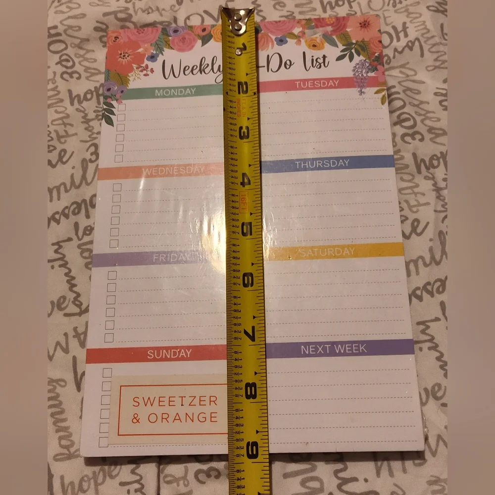 NWT! Weekly To-Do List and Grocery List Bundle